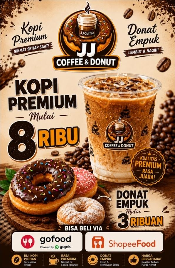 Kopi Murah Donat Empuk